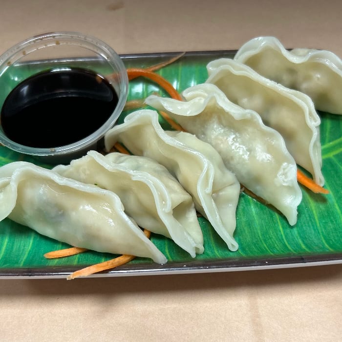 A8 Steamed Veggie Dumplings.